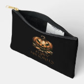 Vintager Halloween-Kürbis Zubehörtasche (Offen)