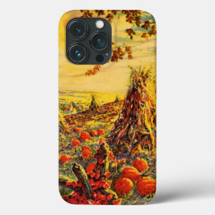 Vintager Halloween-Kürbispflaster mit Hystacks Case-Mate iPhone Hülle