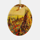 Vintager Halloween-Kürbispflaster mit Hystacks Keramikornament (Rechts)