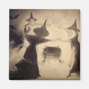 Vintager Halloween-Magnet Magnet