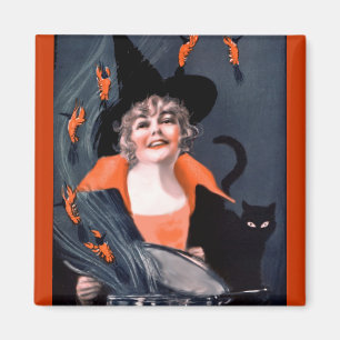 Vintager Halloween-Magnet Magnet