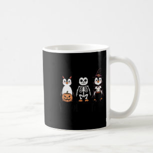 Vintager Halloween-Pinguin-Trick oder Waddle-Spook Kaffeetasse