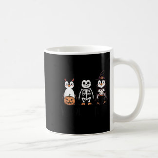 Vintager Halloween Pinguin Trick oder Waddle Spook Kaffeetasse