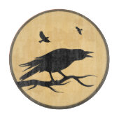 Vintager Halloween-Silhouette-Entwurf Schneidebrett (Vorderseite)