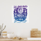 Vintager Halloween Spook Show Temple of Mystery Poster (Küche)