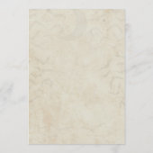 Vintager Halloween Spooktacular Signature Cocktail Menükarte (Rückseite)