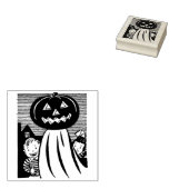 Vintager Halloween-Trick oder Kids-Gummi-Briefmark Gummistempel (Stempel)