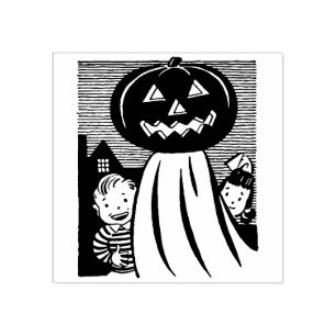 Vintager Halloween Trick oder Treat Kids Rubber-Br Gummistempel