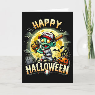 Vintager Halloween Zombie Sell Skelettseller Spiel Karte
