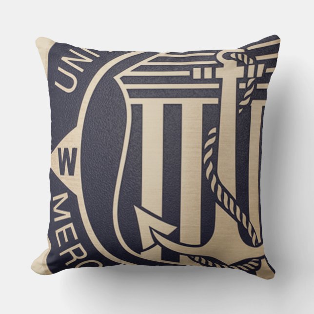 Vintager Handelskatze Kissen (Vorderseite)