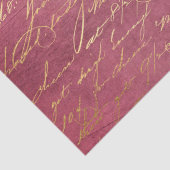 Vintager handgeschriebener Brief Seidenpapier (Detail)