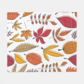 Vintager, handgezeichneter doodless Hintergrund mi Fleecedecke (Vorderseite (Horizontal))