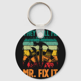 Vintager Handyman-Vater, den sie mich "Mr. Fix" ne Schlüsselanhänger