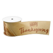 Vintager Happy Thanksgiving Weizenmais Satinband (Spule)