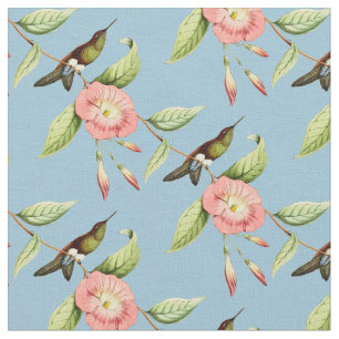 Vintager Hauch-Bein-Kolibri Stoff
