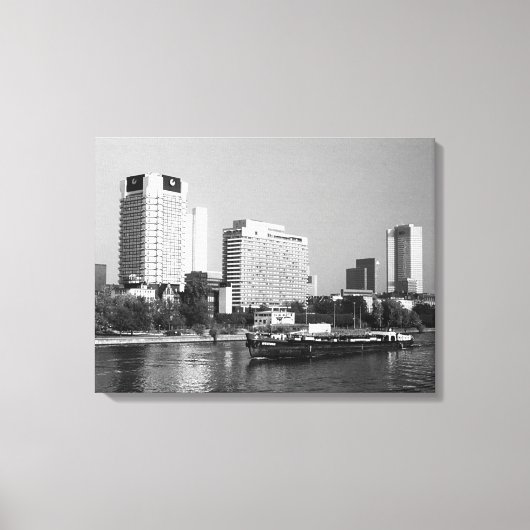 Vintager Hauptfluss Leinwanddruck (Vorderseite)