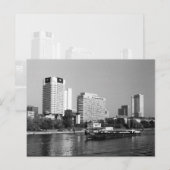 Vintager Hauptfluss Postkarte (Vorne/Hinten)