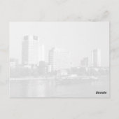 Vintager Hauptfluss Postkarte (Rückseite)