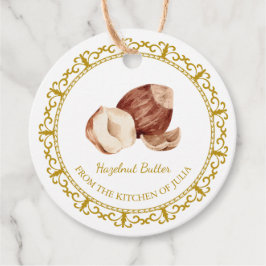 Vintager hausgemachte Hazelnut Butter Hang Tag Geschenkanhänger