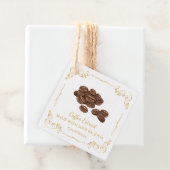 Vintager, hausgemachte Kaffeeextrakt Geschenkanhänger (Beispiel)