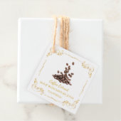 Vintager, hausgemachte Kaffeeextrakt Geschenkanhänger (Beispiel)