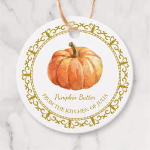 Vintager hausgemachte Pumpkin Butter Hang Tag l Wh Geschenkanhänger