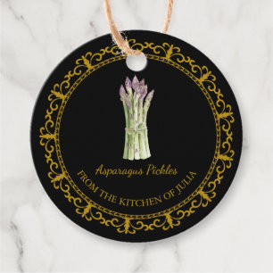 Vintager hausgemachte Spargel Pickle Hang Tag Geschenkanhänger
