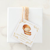 Vintager hausgemachter Frischbrotplatz Geschenkanhänger (Beispiel)