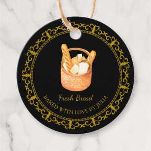 Vintager hausgemachter Hang Tag Geschenkanhänger