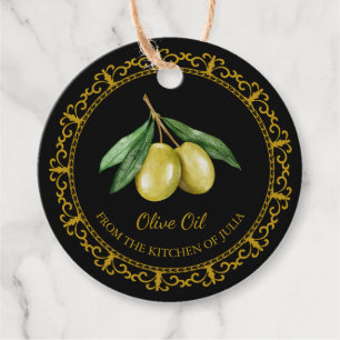 Vintager, hausgemachter Olive Oil Hang Tag Geschenkanhänger