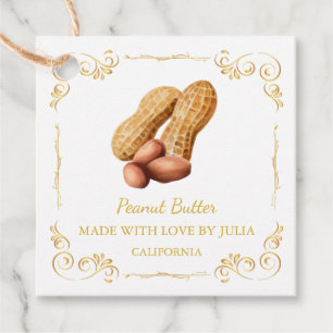 Vintager, hausgemachter Peanut Butter Square Hang Geschenkanhänger