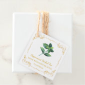 Vintager hausgemachter Peppermint Tea Square Hang  Geschenkanhänger (Beispiel)