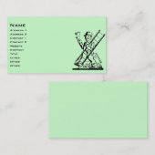 Vintager Hausmaler Visitenkarte (Vorne/Hinten)