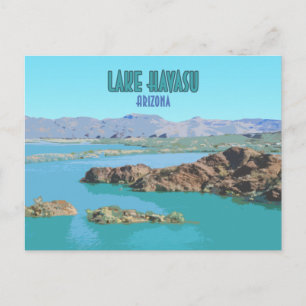 Vintager Havasu-Arizonassee Postkarte