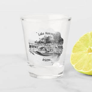 Vintager Havasu-Kanal Schnapsglas