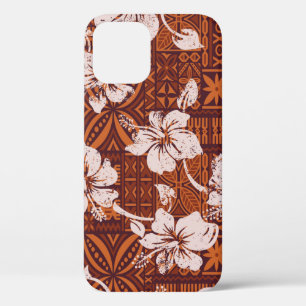 Vintager hawaiianischer Hibiskus-Blume Case-Mate iPhone Hülle