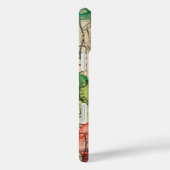 Vintager hawaiianischer Hibiskus Postkarte Case-Mate iPhone Hülle (Rückseite / Rechts)