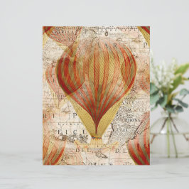 Vintager Heißluftballon