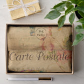 Vintager Heißluftballon Floral Blume Französisch Seidenpapier (Geschenk)