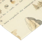 Vintager Heißluftballon in einer Serenlandschaft ( Tischdecke (Schrägansicht)