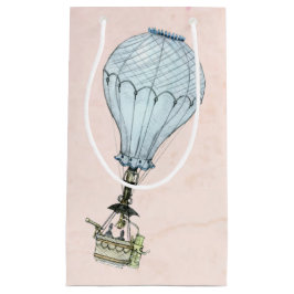 Vintager Heißluftballon Kleine Geschenktüte