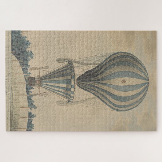 Vintager Heißluftballon Puzzle (Horizontal)
