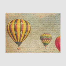 Vintager Heißluftballon