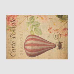 Vintager Heißluftballon Seidenpapier