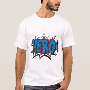 Vintager Heldengrafiksuperhelden Art T-Shirt