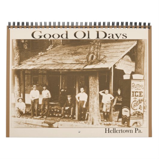 Vintager Hellertown-Kalender Kalender (Titelbild)