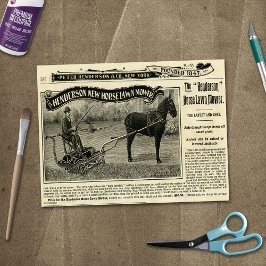 Vintager Henderson Pferdewächter Seidenpapier