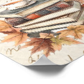 Vintager Herbst Favorit Antique Ästhetik Poster (Ecke)