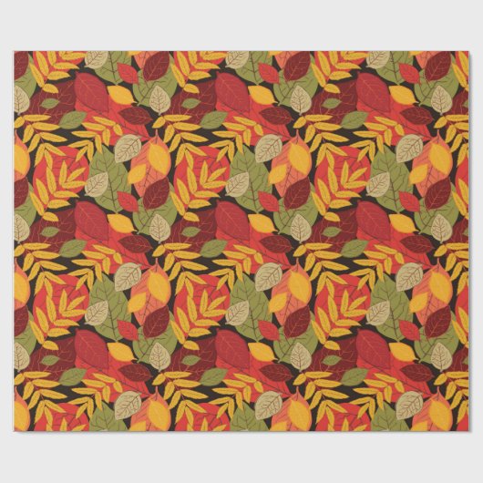 Vintager Herbst Geschenkpapier (Flach)
