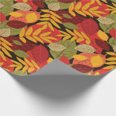 Vintager Herbst Geschenkpapier (Ecke)